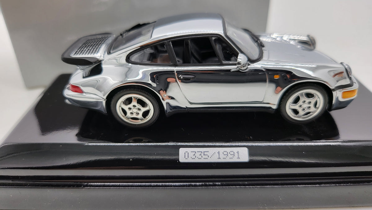 Minichamps Porsche 911 Turbo 1991 Chroom Limited Edition - 1:43