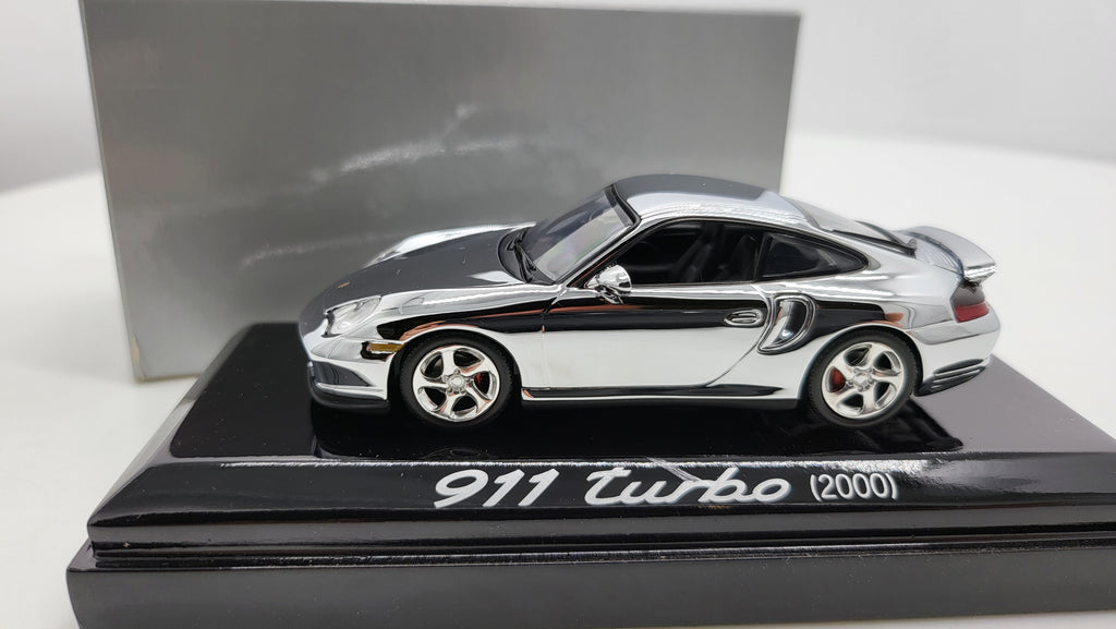 Minichamps Porsche 911 Turbo - 2000 - Chrome - 1:43 - Limited Edition