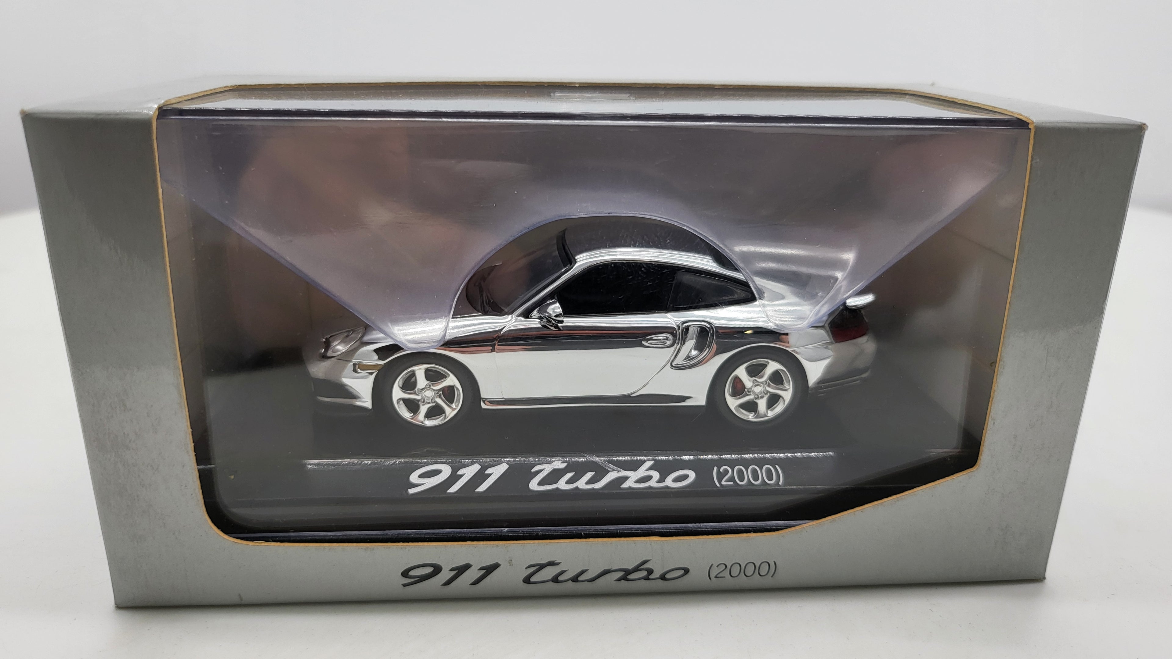 Minichamps Porsche 911 Turbo - 2000 - Chrome - 1:43 - Limited Edition