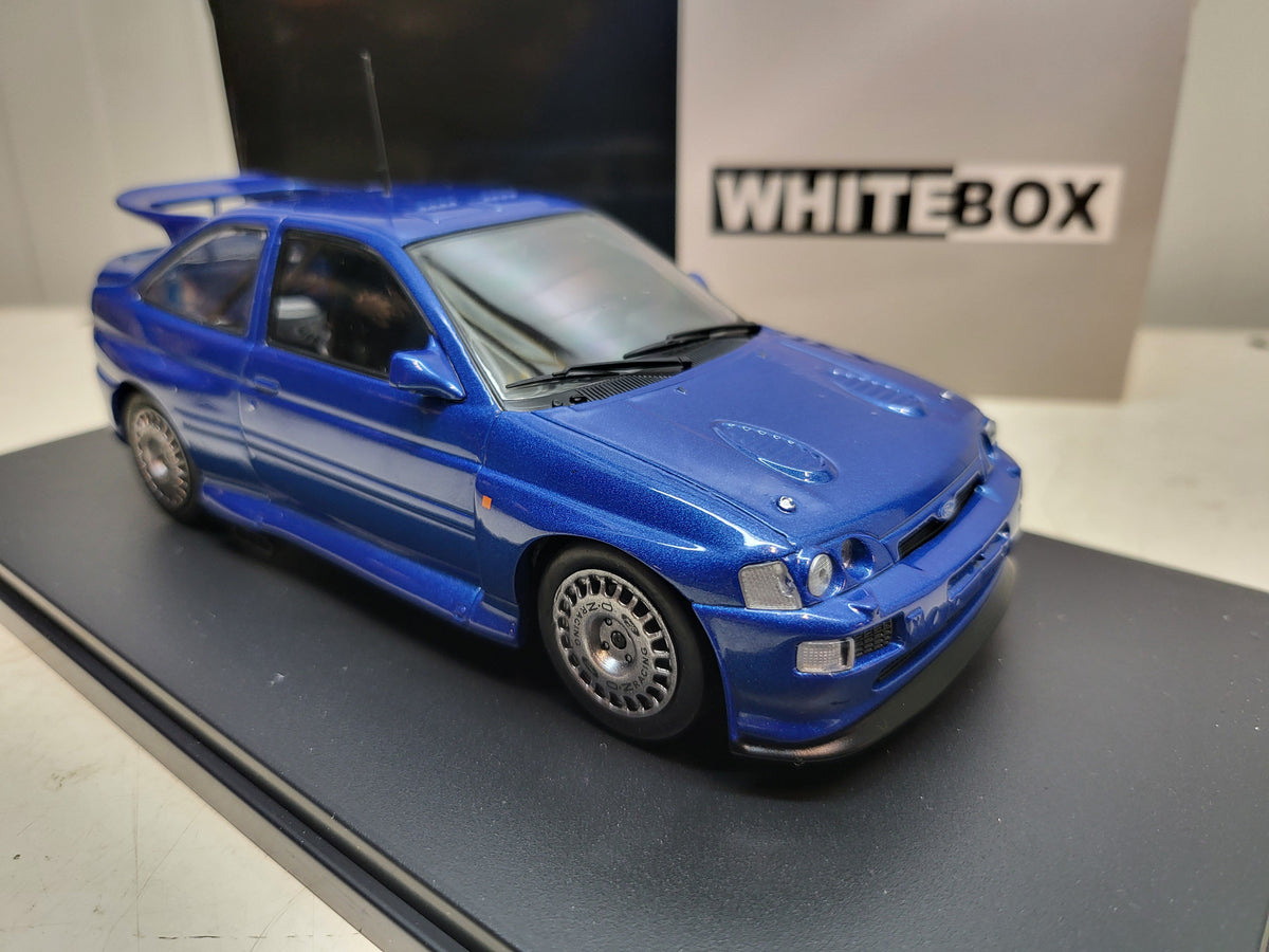 WhiteBox - Ford Escort RS Cosworth 1993 Blauw - 1:24