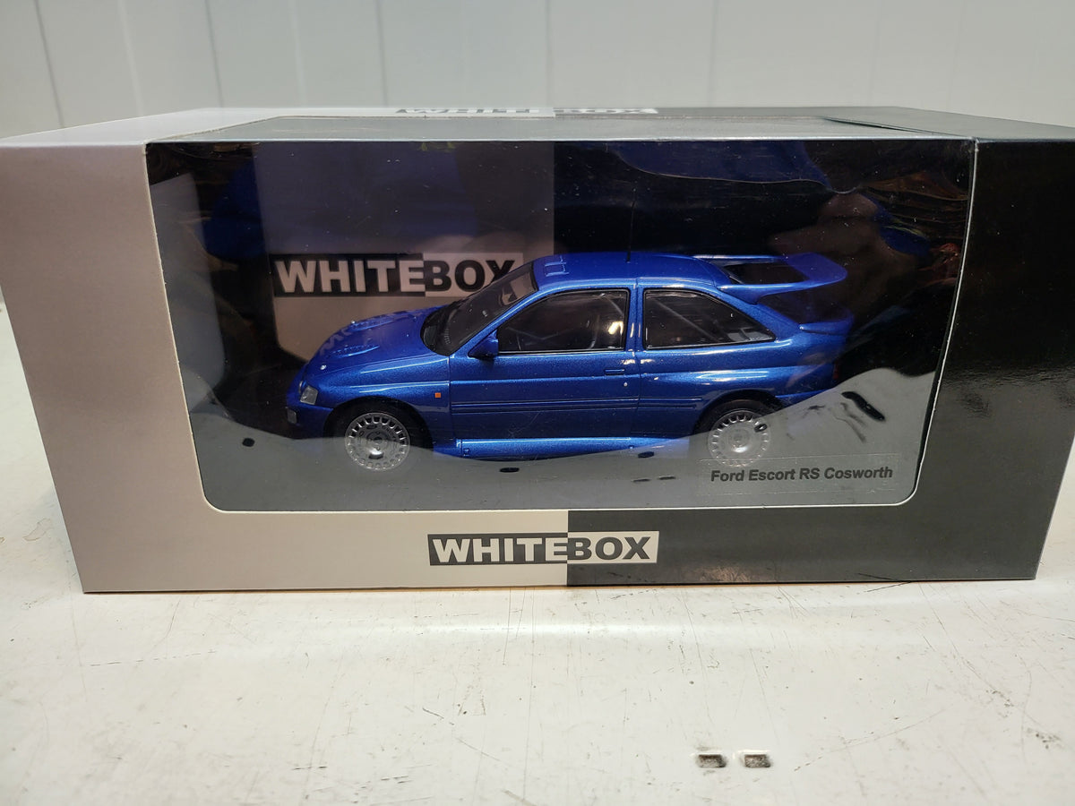WhiteBox - Ford Escort RS Cosworth 1993 Blauw - 1:24