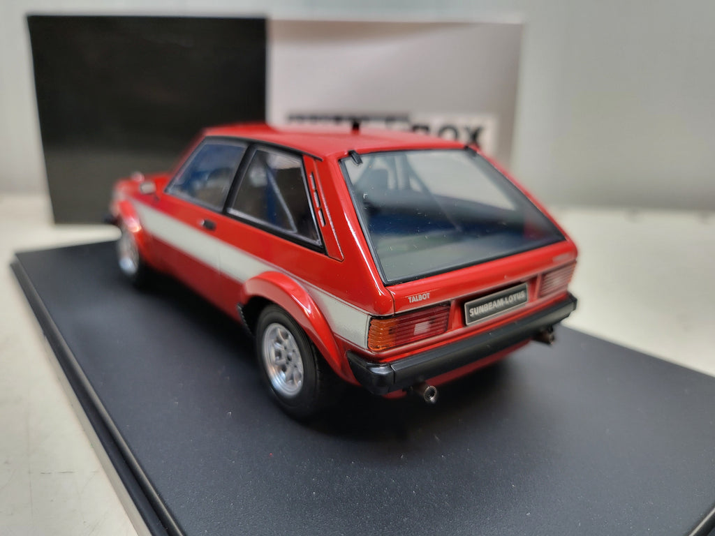 WhiteBox - Talbot Sunbeam Lotus - Rood/Zilver - 1:24