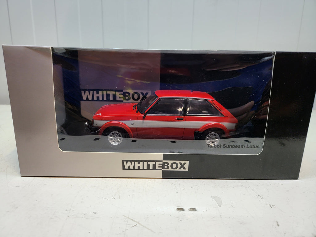 WhiteBox - Talbot Sunbeam Lotus - Rood/Zilver - 1:24