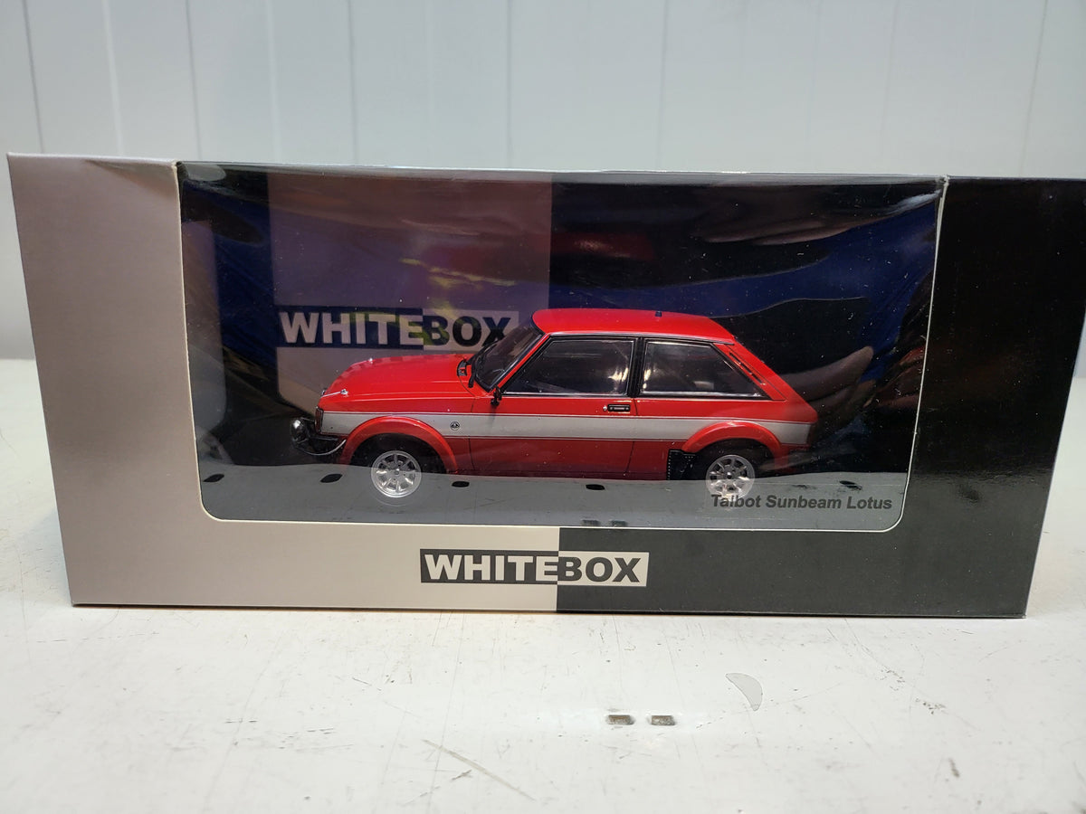 WhiteBox - Talbot Sunbeam Lotus - Rood/Zilver - 1:24
