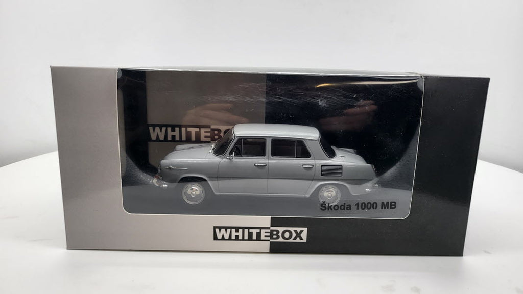 Whitebox Skoda 1000 MB Grijs 1964 - Schaal 1:24