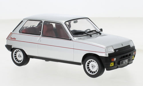 Whitebox Renault 5 Alpine Turbo Zilver 1982 - Schaal 1:24