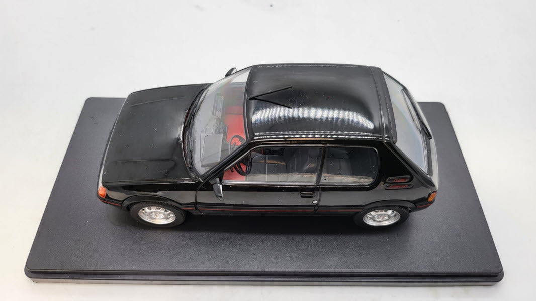 Whitebox Peugeot 205 1.9 GTI Zwart 1988 - Schaal 1:24
