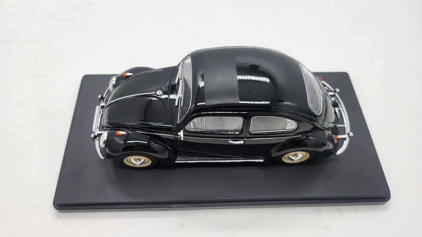 Whitebox Volkswagen Kever 1200 Zwart 1960 - Schaal 1:24