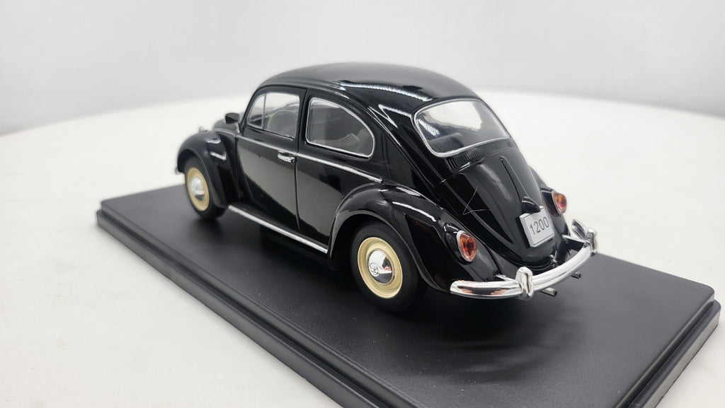 Whitebox Volkswagen Kever 1200 Zwart 1960 - Schaal 1:24