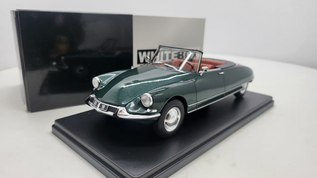 Whitebox Citroën DS 19 Cabriolet Donkergroen 1963 - Schaal 1:24