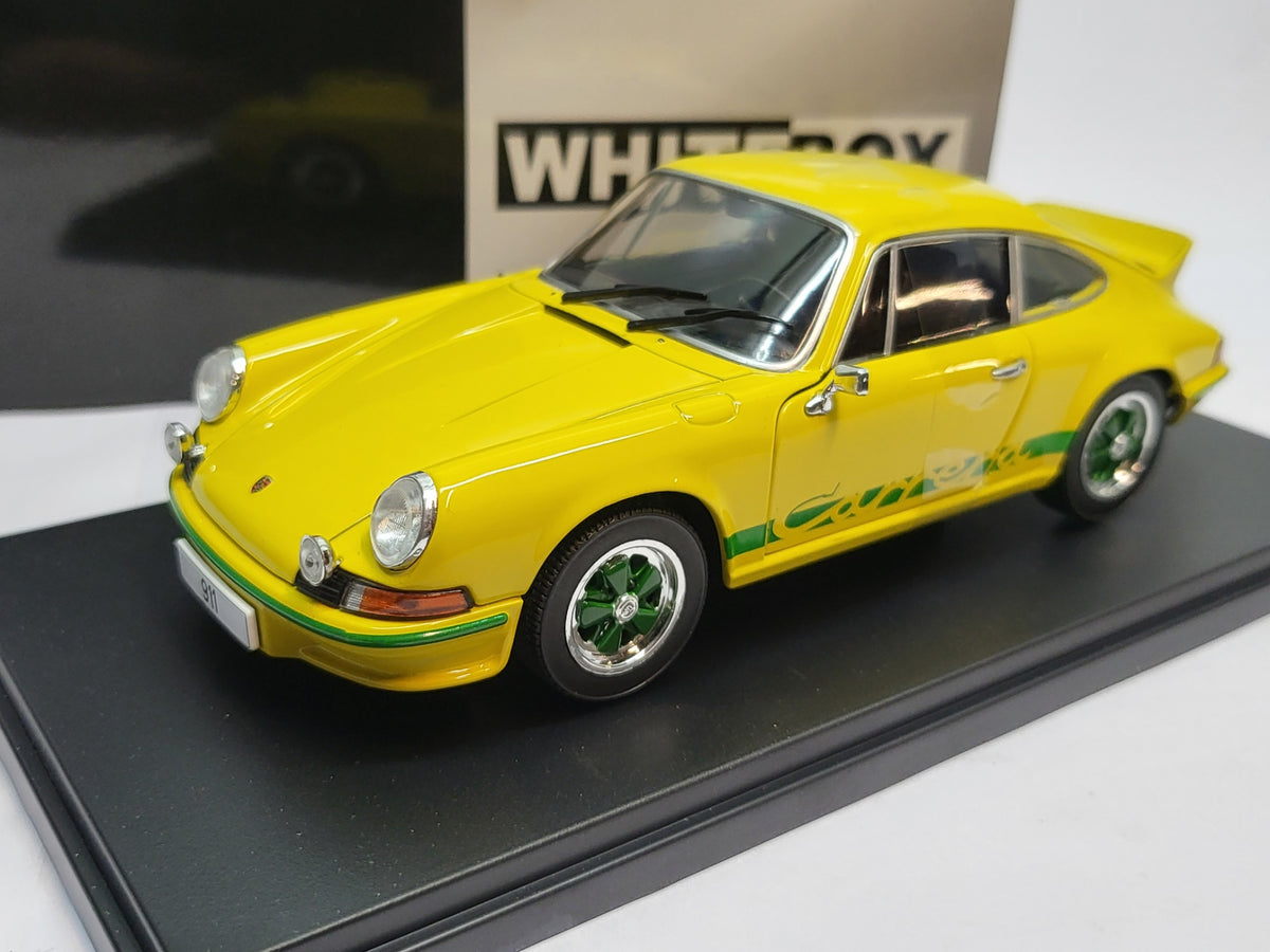 WhiteBox Porsche 911 Carrera 2.7 RS Geel - Schaal 1:24