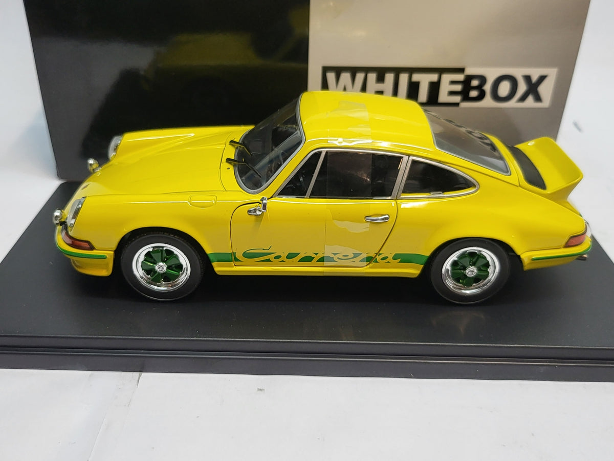 WhiteBox Porsche 911 Carrera 2.7 RS Geel - Schaal 1:24