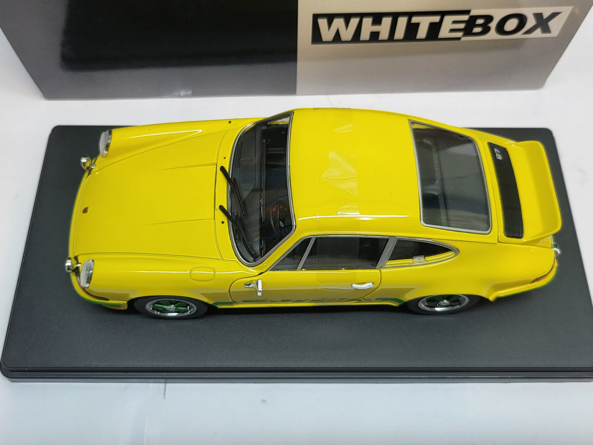 WhiteBox Porsche 911 Carrera 2.7 RS Geel - Schaal 1:24