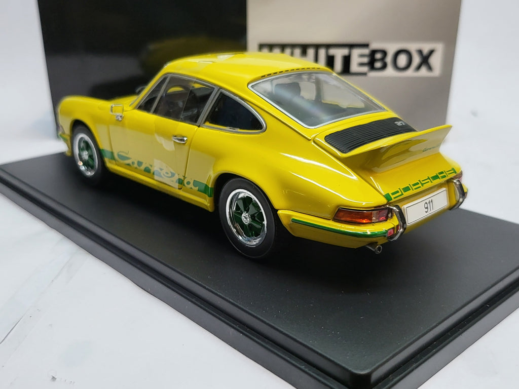 WhiteBox Porsche 911 Carrera 2.7 RS Geel - Schaal 1:24