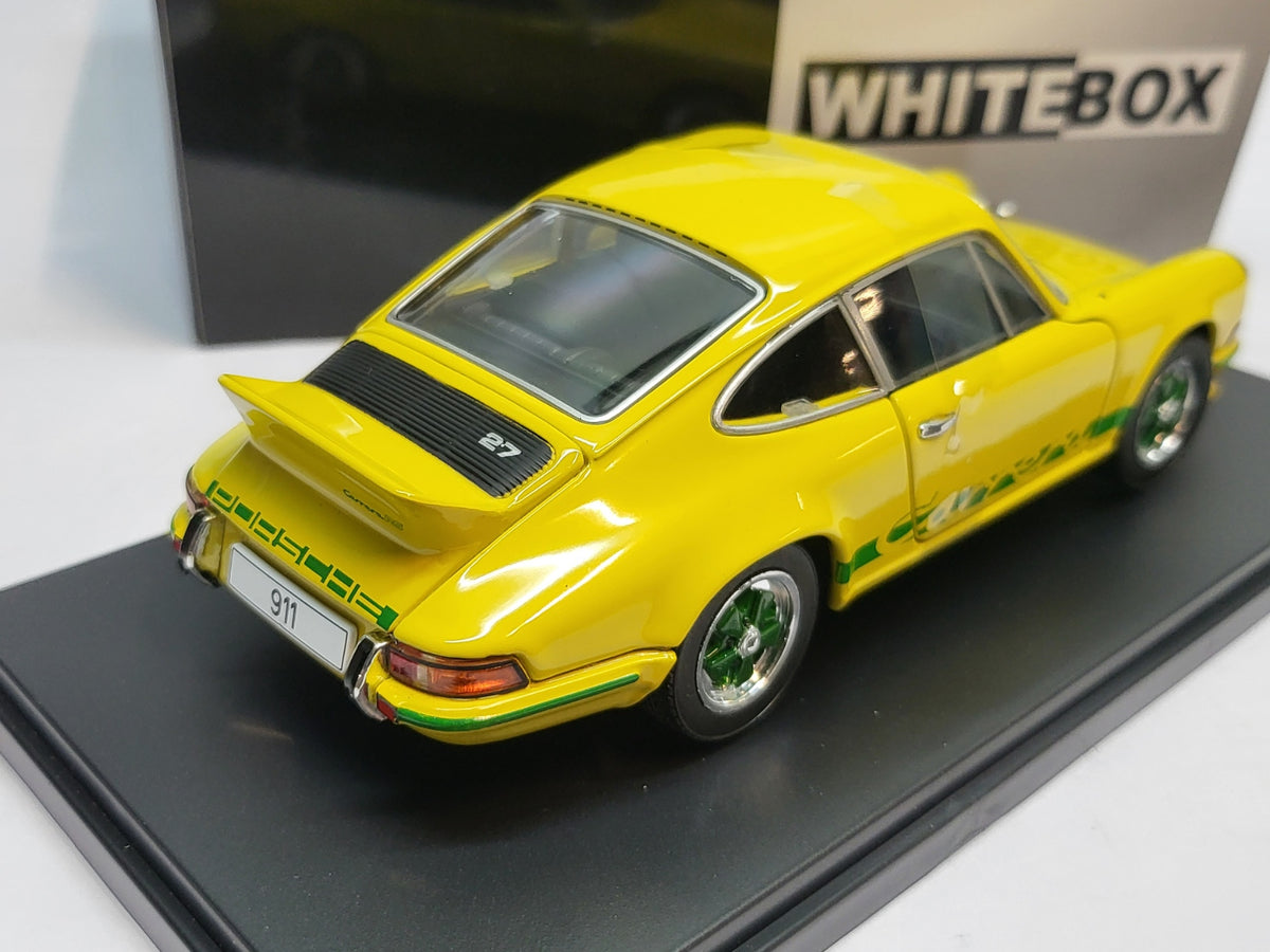 WhiteBox Porsche 911 Carrera 2.7 RS Geel - Schaal 1:24