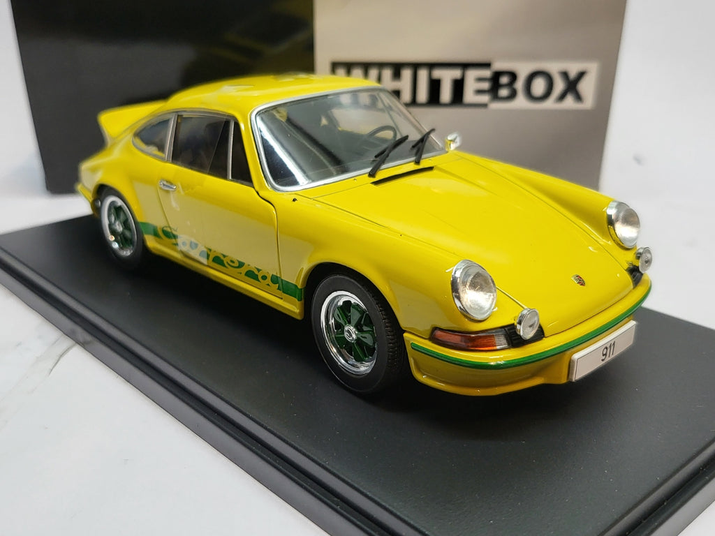 WhiteBox Porsche 911 Carrera 2.7 RS Geel - Schaal 1:24