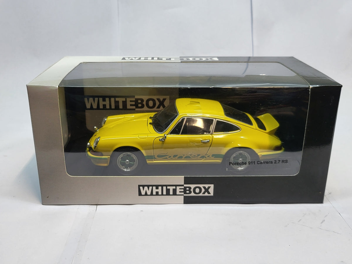 WhiteBox Porsche 911 Carrera 2.7 RS Geel - Schaal 1:24