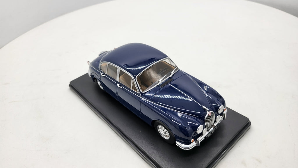 Whitebox Jaguar Mark 2 Donkerblauw 1959 - Schaal 1:24