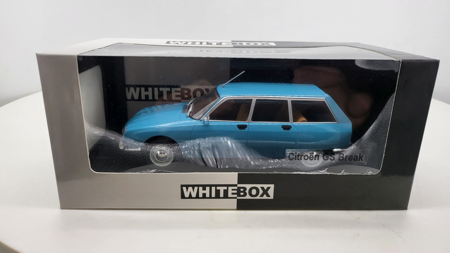 Whitebox Citroën GS Break Lichtblauw 1971 - Schaal 1:24