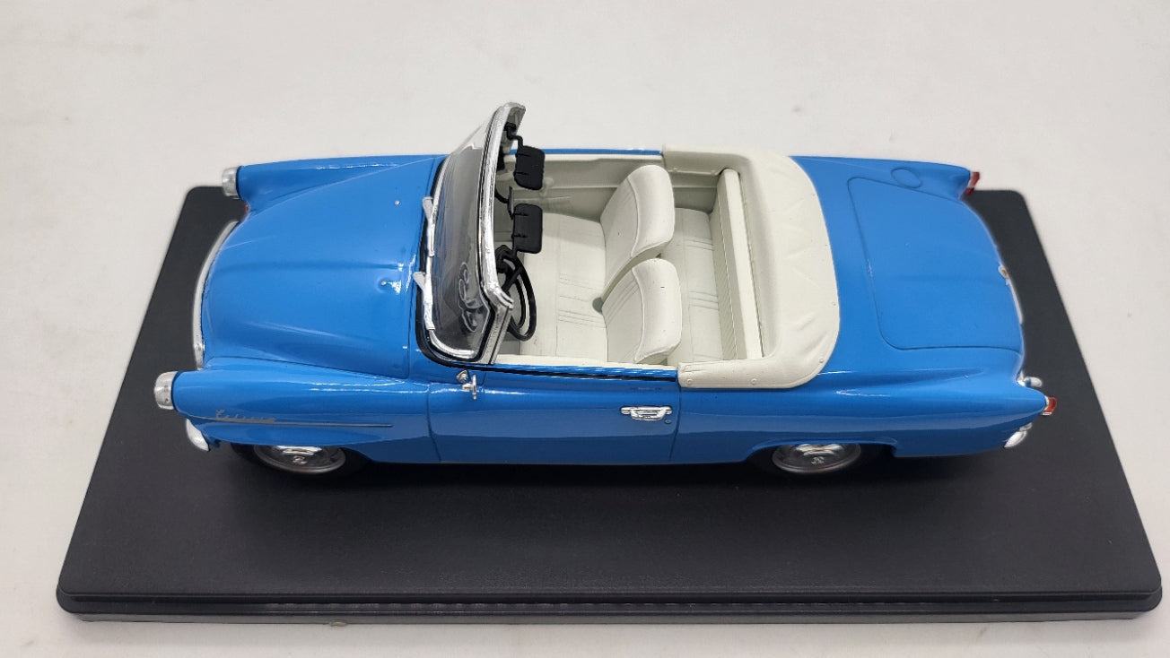 Whitebox Skoda Felicia Cabrio Blauw 1959 - Schaal 1:24
