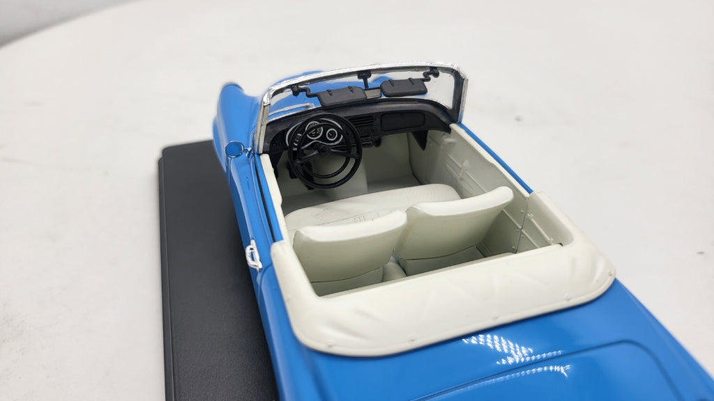 Whitebox Skoda Felicia Cabrio Blauw 1959 - Schaal 1:24