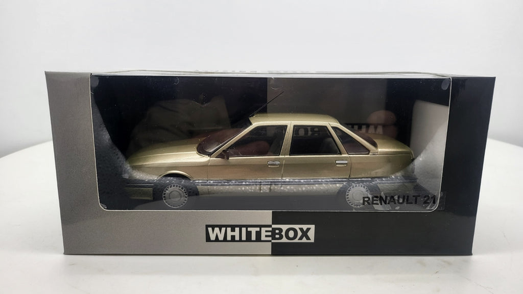 Whitebox Renault 21 Beige 1986 - Schaal 1:24