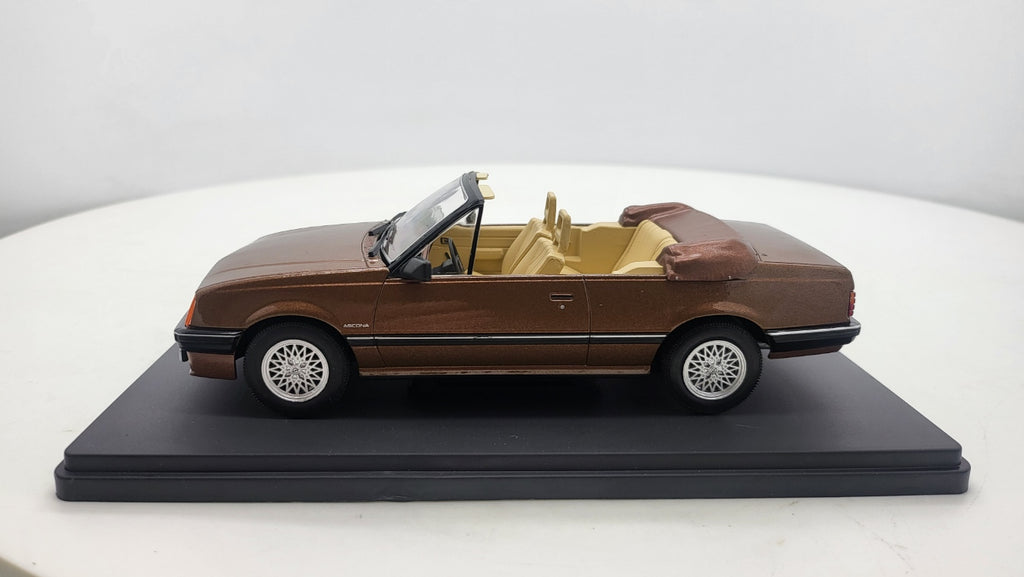 Opel Ascona C Cabriolet, donkerbruin, 1985