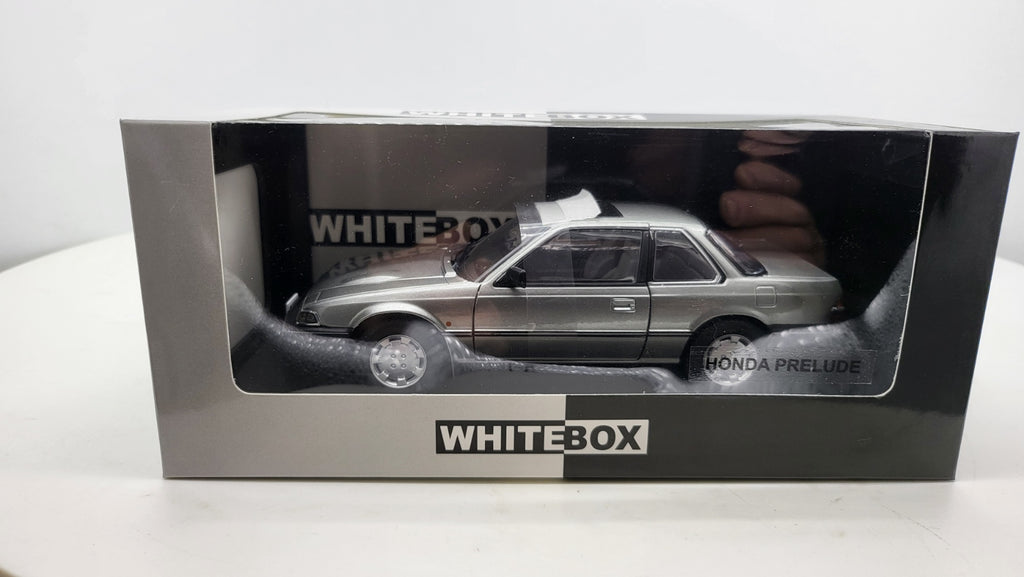 Whitebox Honda Prelude Grijs 1985 - Schaal 1:24
