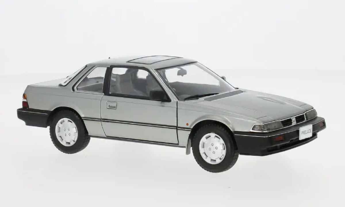 Whitebox Honda Prelude Grijs 1985 - Schaal 1:24