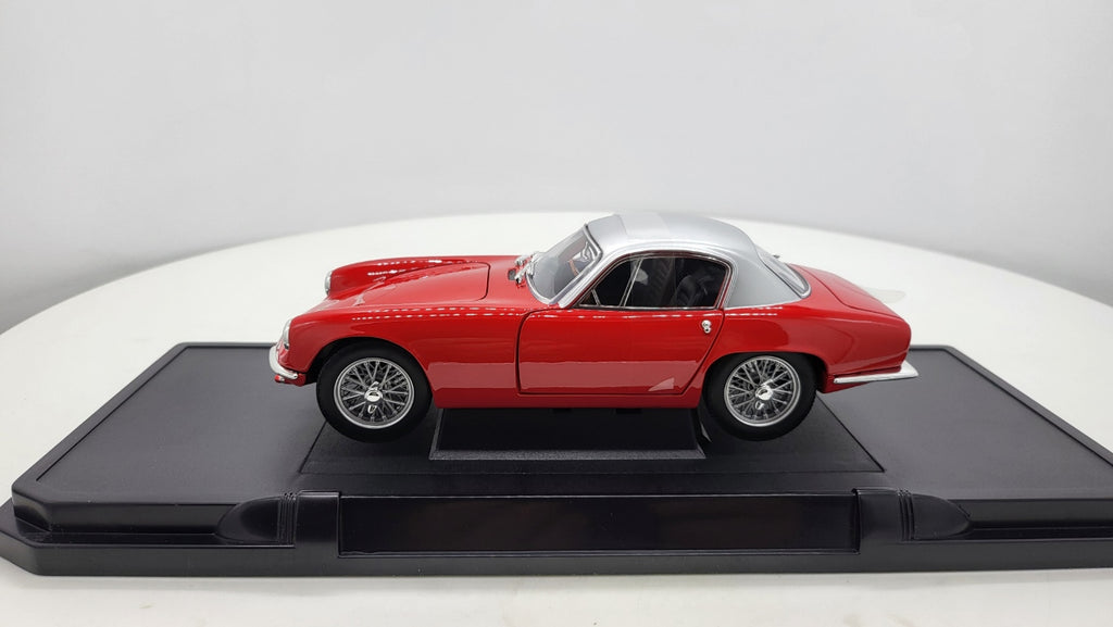 WhiteBox: Lotus Elite Rood/Zilver (1957) - Schaal 1:18