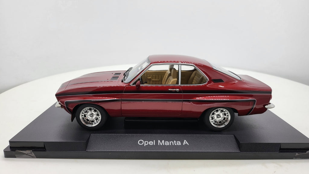 MCG: Opel Manta A Irmscher Donker Rood (1974) - Schaal 1:18