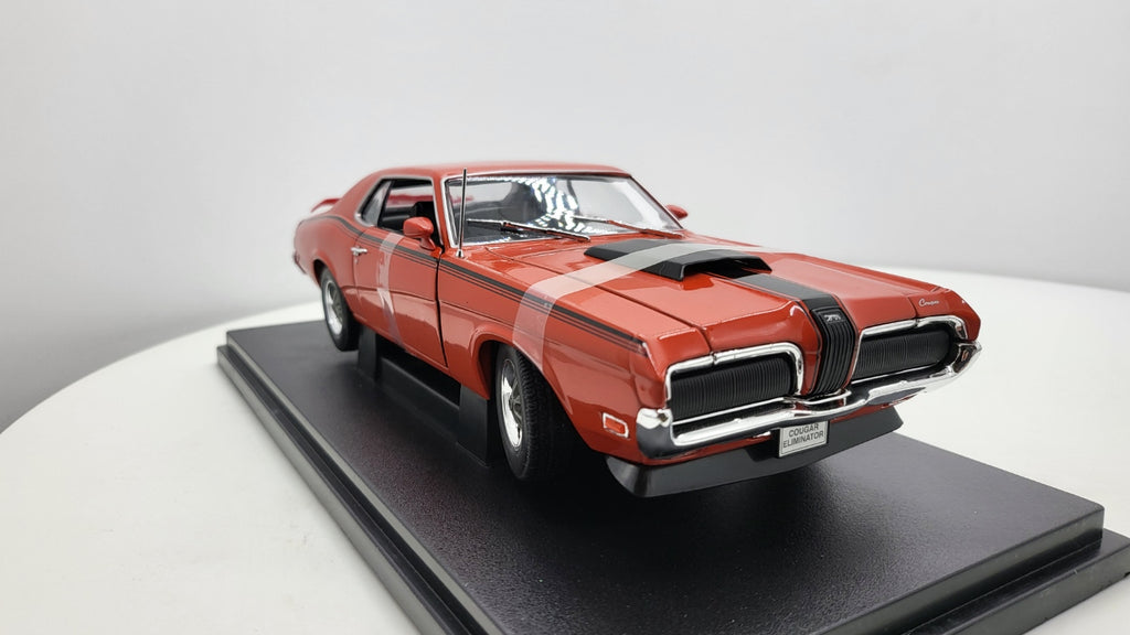 Welly: Mercury Cougar Eliminator Oranje (1970) - Schaal 1:18