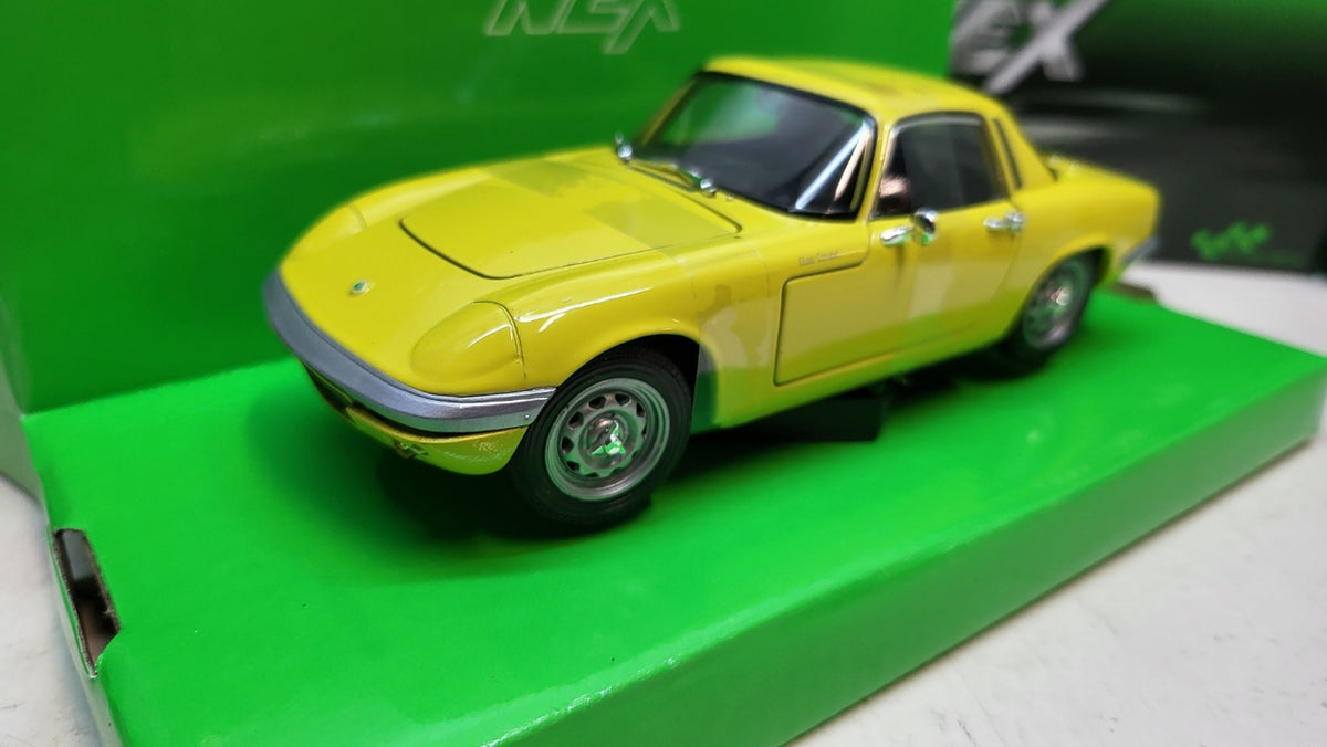 Lotus Elan Geel 1965 - Welly 1:24