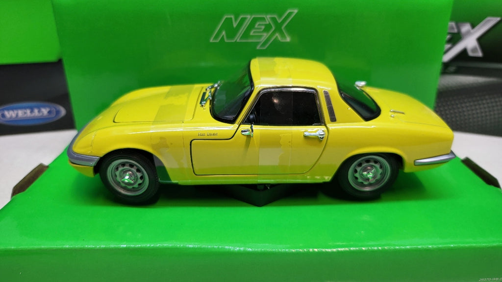 Lotus Elan Geel 1965 - Welly 1:24