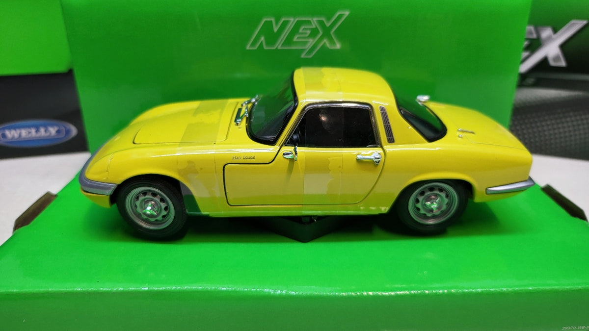 Lotus Elan Geel 1965 - Welly 1:24