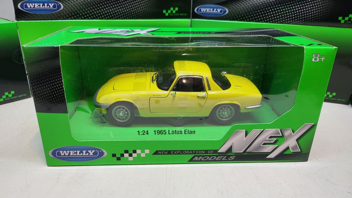 Lotus Elan Geel 1965 - Welly 1:24