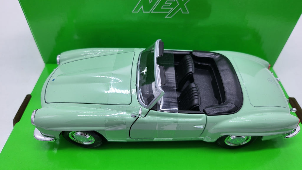 Welly: Mercedes-Benz 190 SL Lichtgroen 1955 - Schaal 1:24