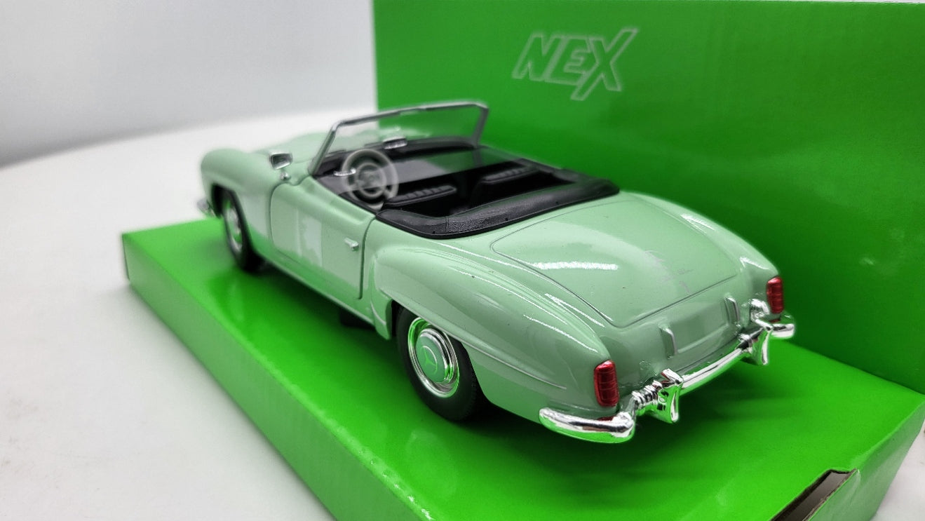 Welly: Mercedes-Benz 190 SL Lichtgroen 1955 - Schaal 1:24