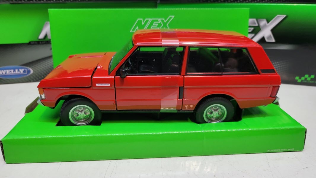 Welly: Land Rover Range Rover Rood 1970 - Schaal 1:24