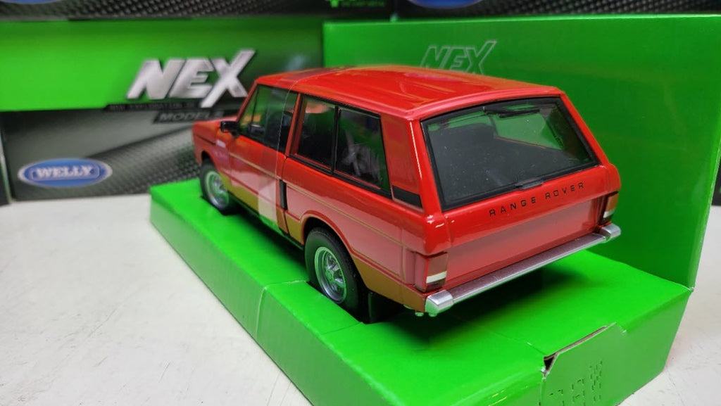 Welly: Land Rover Range Rover Rood 1970 - Schaal 1:24