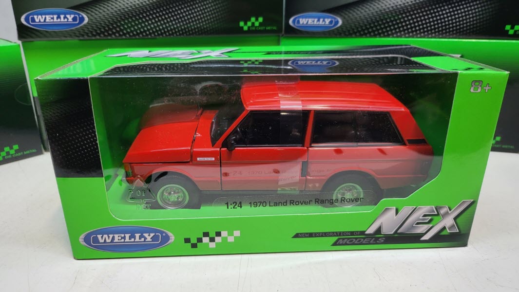 Welly: Land Rover Range Rover Rood 1970 - Schaal 1:24