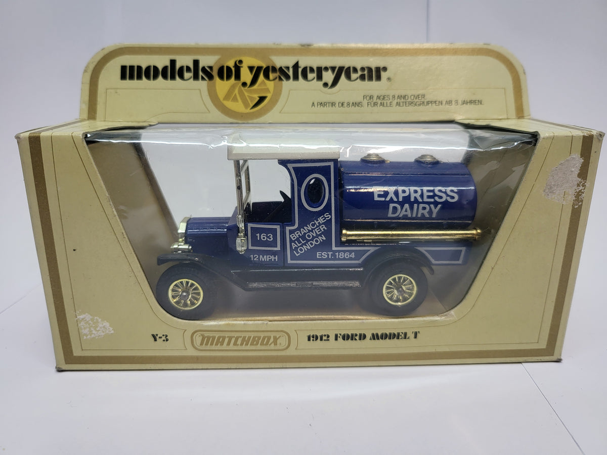 Matchbox Ford Model T Express Dairy 1912 - Models of Yesteryear