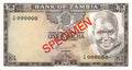 P-019s - Zambia 1 Kwacha 1976 UNC Specimen