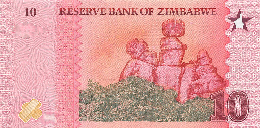 P-115a - Zimbabwe 10 ZiG 2026 Unc