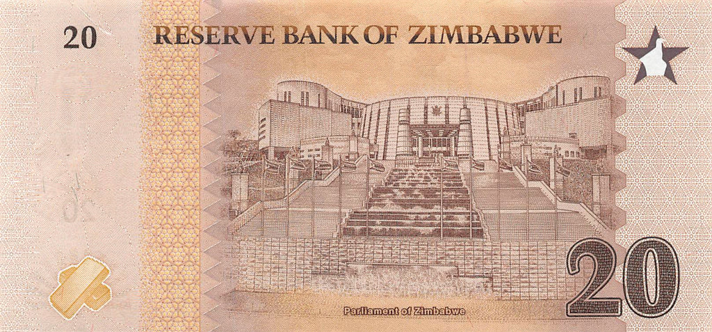 P-116a - Zimbabwe 20 ZiG 2026 Unc