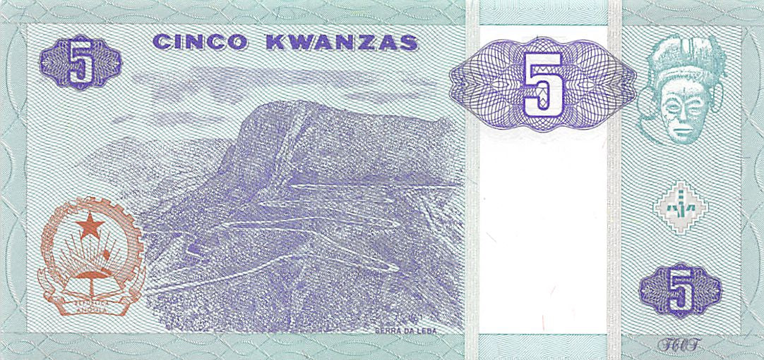 P-144a - Angola 5 Kwansas 1999 Unc