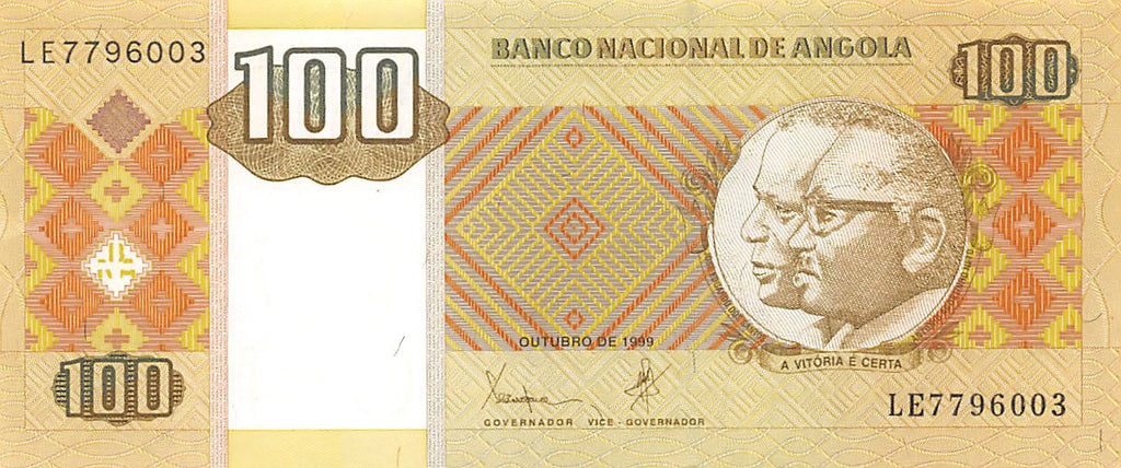 P-147a - Angola 100 Kwanzas 1999 Unc