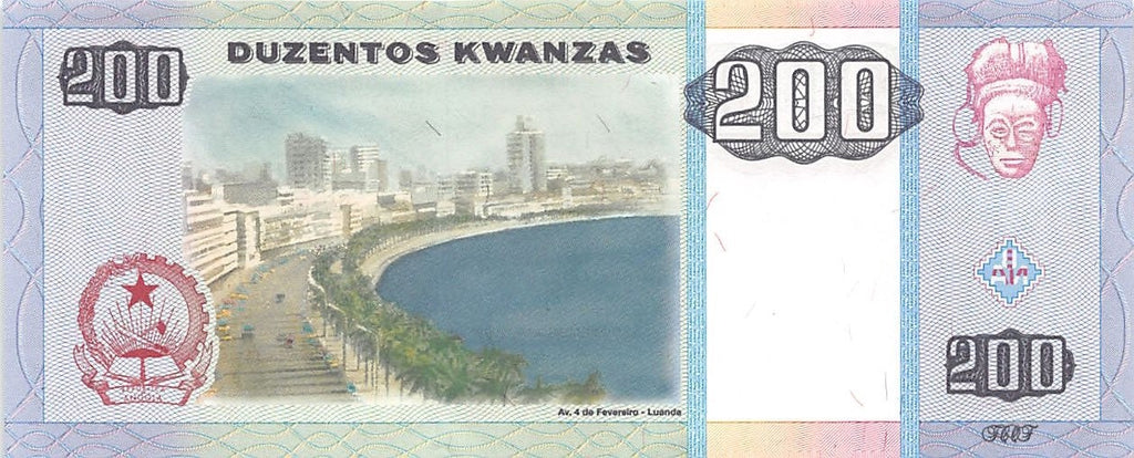 P-148a - Angola 200 Kwanzas 2003 Unc