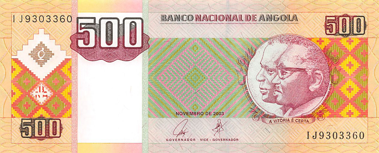P-149a - Angola 500 Kwanzas 2003 Unc