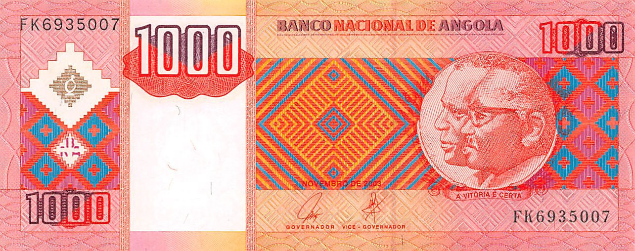 P-150a - Angola 1000 Kwanzas 2003 Unc